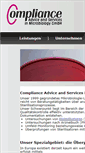 Mobile Screenshot of compliance-microbiology.de